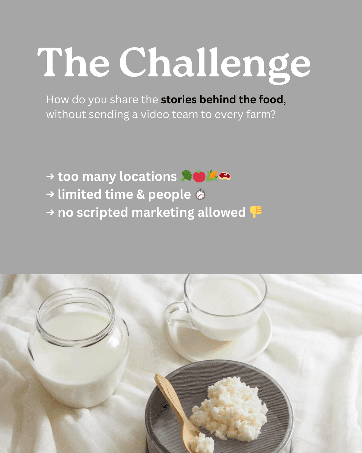 The Barn mission: sustainable food, accessible to everyone.